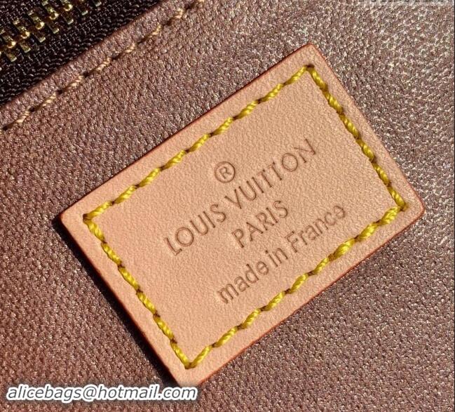 Free Shipping Louis Vuitton Dopp Kit Toiletry Bag in Brown Monogram Canvas M47528 2024