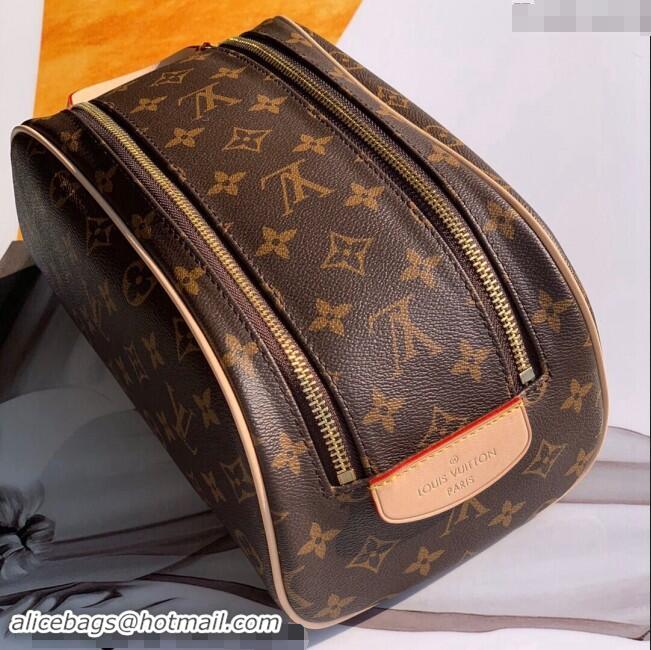 Free Shipping Louis Vuitton Dopp Kit Toiletry Bag in Brown Monogram Canvas M47528 2024