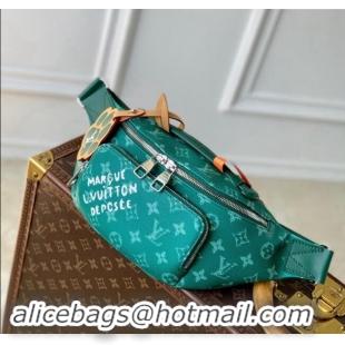 Reasonable Price Louis Vuitton Rush Bumbag Belt Bag in Green Monogram Heritage Canvas M12867 2024