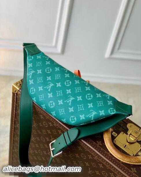 Reasonable Price Louis Vuitton Rush Bumbag Belt Bag in Green Monogram Heritage Canvas M12867 2024