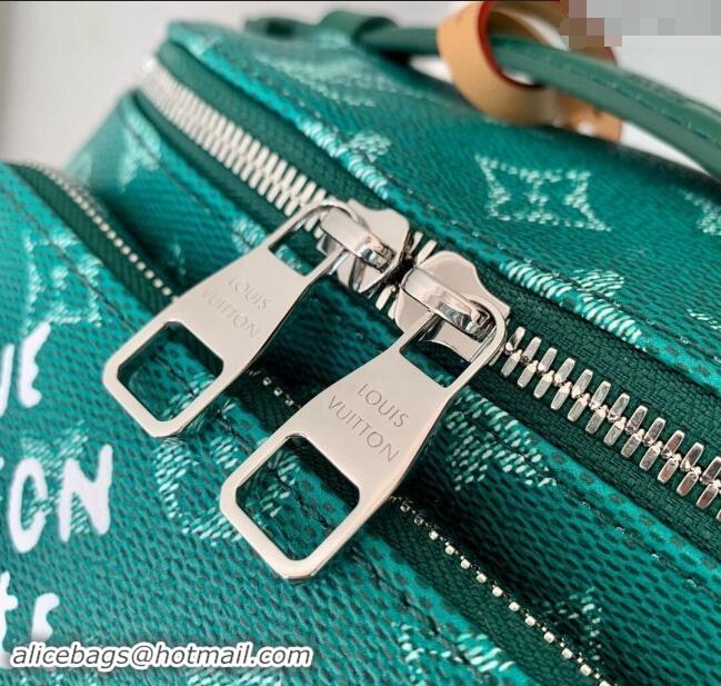 Reasonable Price Louis Vuitton Rush Bumbag Belt Bag in Green Monogram Heritage Canvas M12867 2024