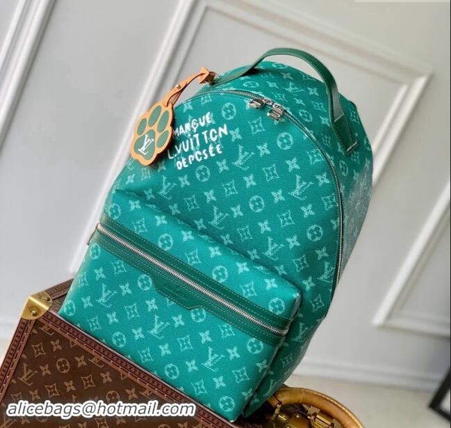 Famous Brand Louis Vuitton Discovery Backpack PM Bag in Green Monogram Heritage Canvas M12780 2024