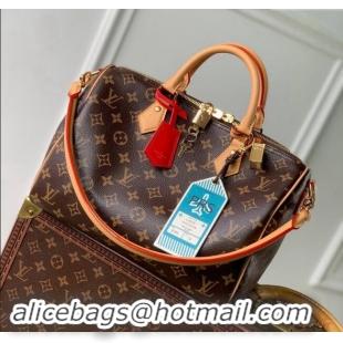 Top Design Louis Vuitton Speedy Soft 30 Crafty Bag Monogram Red Canvas M11945 2024