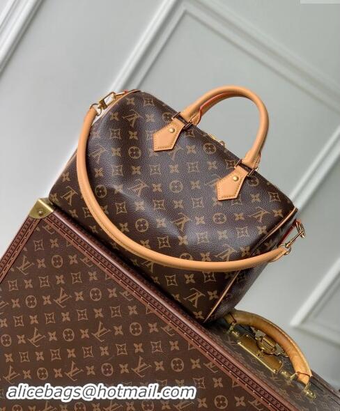 Top Design Louis Vuitton Speedy Soft 30 Crafty Bag Monogram Red Canvas M11945 2024