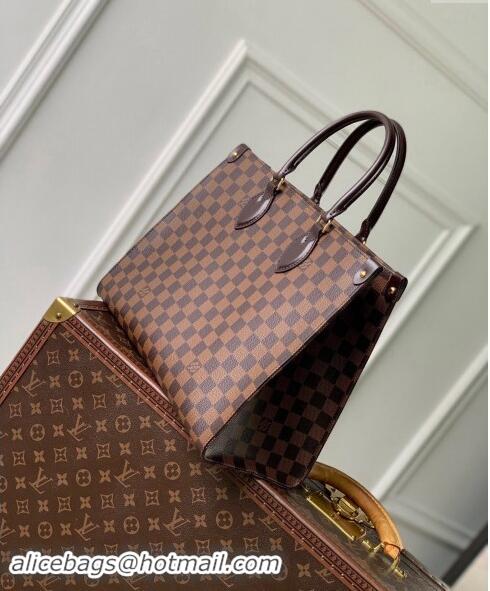 Reasonable Price Louis Vuitton OnTheGo MM Tote Bag in Damier Ebene Canvas N00065 2024