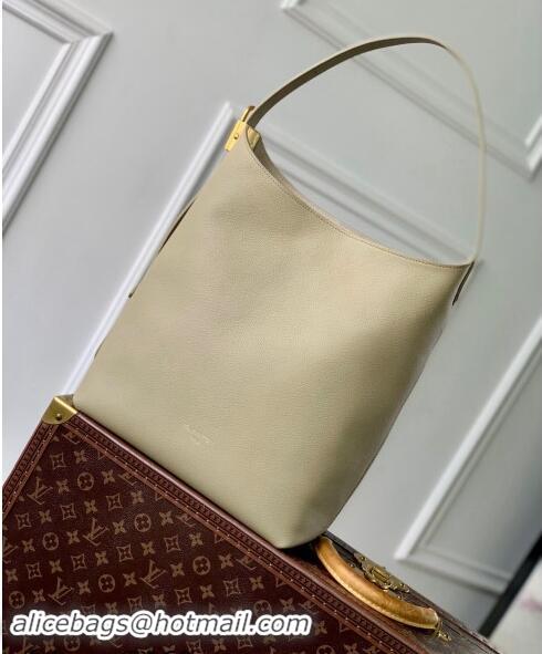 Promotional Louis Vuitton Low Key Hobo MM Bag in Grained Calfskin M24988 Clay Green 2024