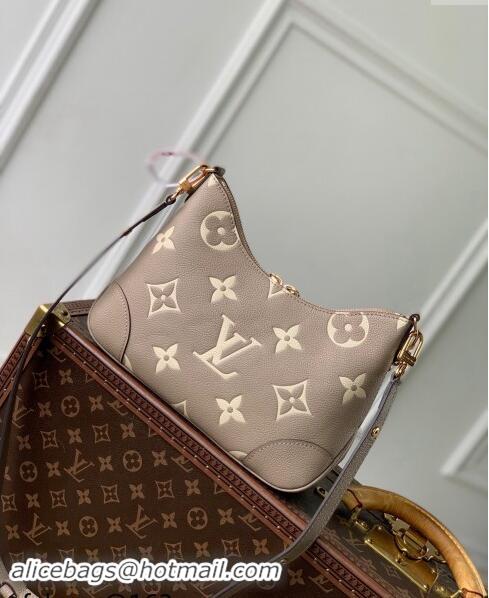 Pretty Style Louis Vuitton Boulogne Shoulder bag in Embossed Grained Leather M12930 Grey 2024