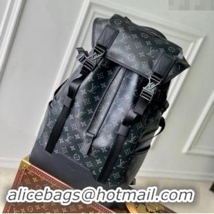 Top Quality Louis Vuitton Mens Getaway Backpack bag in Monogram Eclipse Canvas M46792 Black 2024