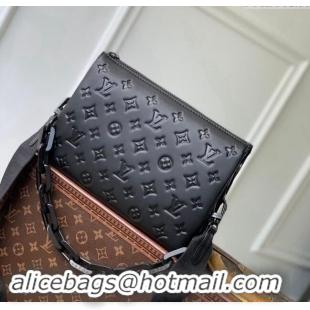 Top Quality Louis Vuitton Mens Coussin PM bag in Matte Lambskin Leather M11370 All Black 2024