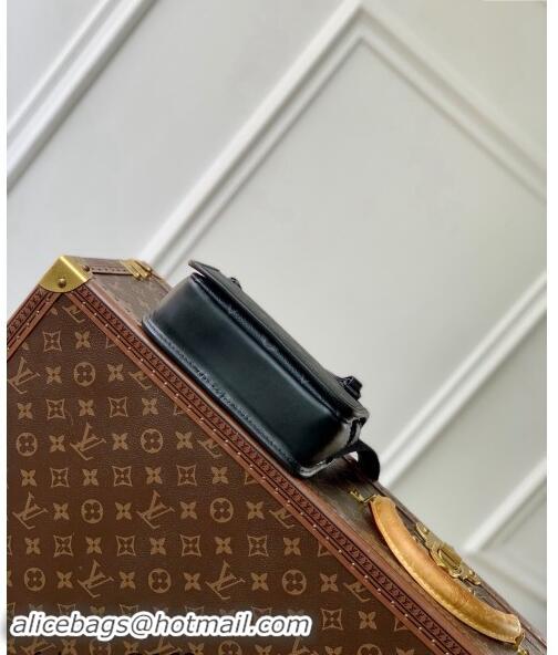 Famous Brand Louis Vuitton Mens Pulse Wearable Wallet Bag in Monogram Eclipse Canvas M12806 Black 2024