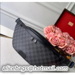 New Style Louis Vuitton Discovery Bumbag in Black Damier Graphite Canvas N40187 2024