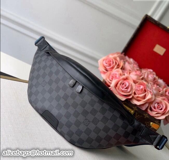 New Style Louis Vuitton Discovery Bumbag in Black Damier Graphite Canvas N40187 2024