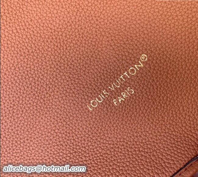 Promotional Louis Vuitton Neverfull Inside Out MM Tote Bag Leather/Monogram Canvas M12061 Tan Brown 2024