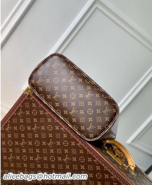 Promotional Louis Vuitton Neverfull Inside Out MM Tote Bag Leather/Monogram Canvas M12061 Tan Brown 2024