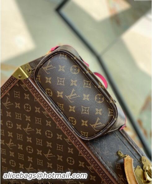 Inexpensive Louis Vuitton Neverfull Inside Out BB Tote Bag Pondichery Pink Leather/Monogram Canvas M12106 Rose 2024