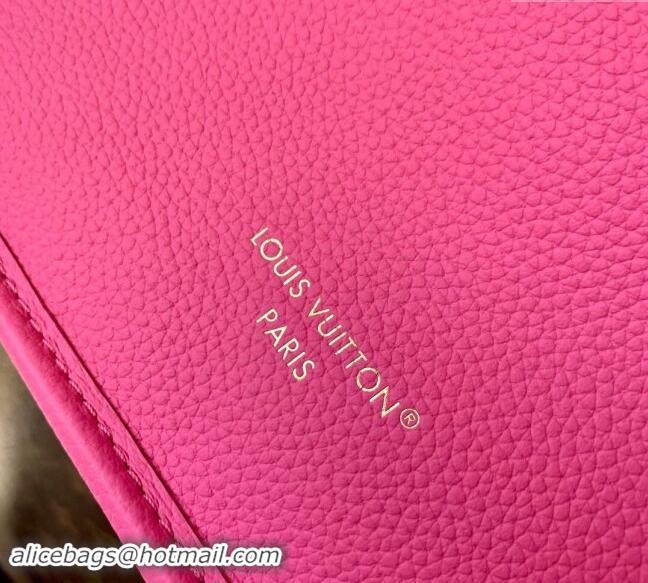 Inexpensive Louis Vuitton Neverfull Inside Out BB Tote Bag Pondichery Pink Leather/Monogram Canvas M12106 Rose 2024