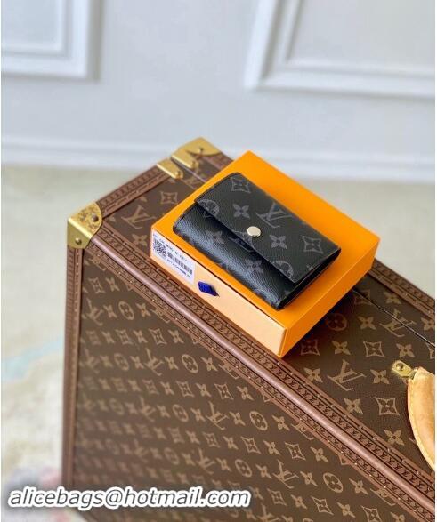 Best Price Louis Vuitton Victor Wallet in Black Monogram Eclipse Canvas M12598 2024