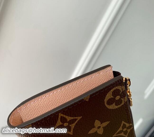 Shop Promotional Louis Vuitton Noa Compact Wallet in Monogram Canvas M83676 Light Pink 2024