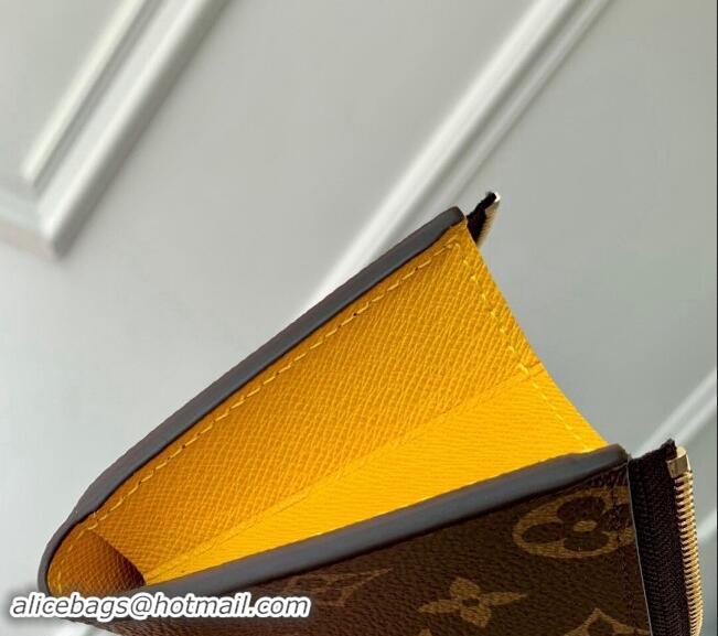 Trendy Design Louis Vuitton Noa Compact Wallet in Monogram Canvas M83664 Jaune d'or Yellow 2024