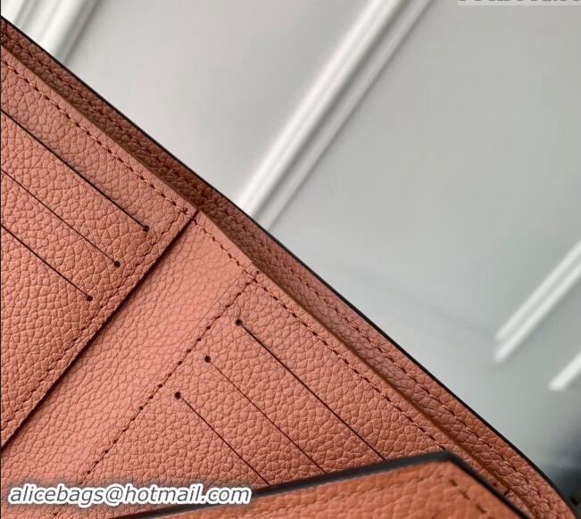 Free Shipping Louis Vuitton Victorine Wallet in Monogram Empreinte Leather M11988 Cognac Brown 2024