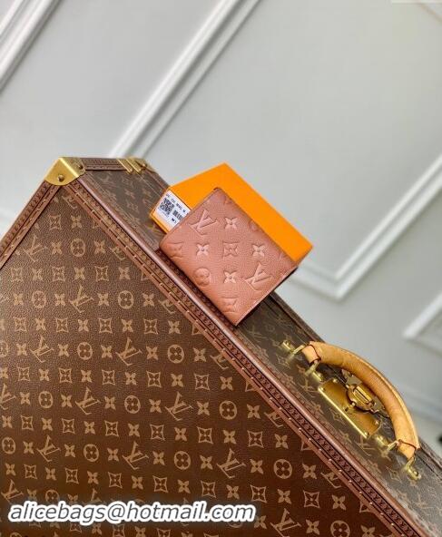 Free Shipping Louis Vuitton Victorine Wallet in Monogram Empreinte Leather M11988 Cognac Brown 2024