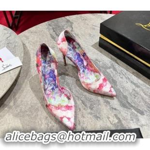 Sumptuous Christian Louboutin Blooming Printed Pumps 10cm 702001