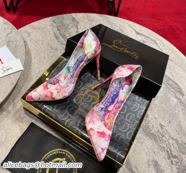 Sumptuous Christian Louboutin Blooming Printed Pumps 10cm 702001