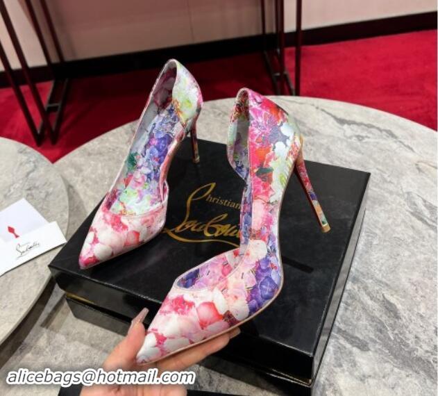 Sumptuous Christian Louboutin Blooming Printed Pumps 10cm 702001