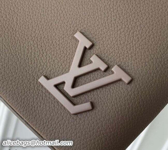 Promotional Louis Vuitton Takeoff Pouch in Cowhide Leather M11485 Moka Brown 2024