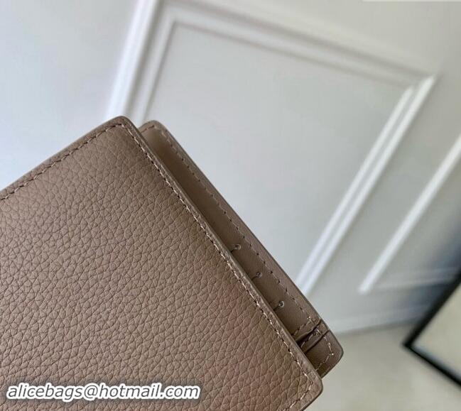 Buy Discount Louis Vuitton Multiple Wallet in LV Aerogram Leather M11487 Moka Brown 2024