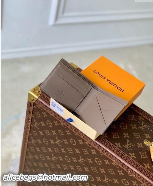 Buy Discount Louis Vuitton Multiple Wallet in LV Aerogram Leather M11487 Moka Brown 2024