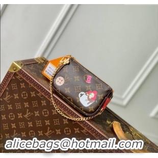 Buy Cheap Louis Vuitton Mini Pochette Accessoires Bag in Vivienne Print Monogram Canvas M12205 2024 Candy Factory Collec