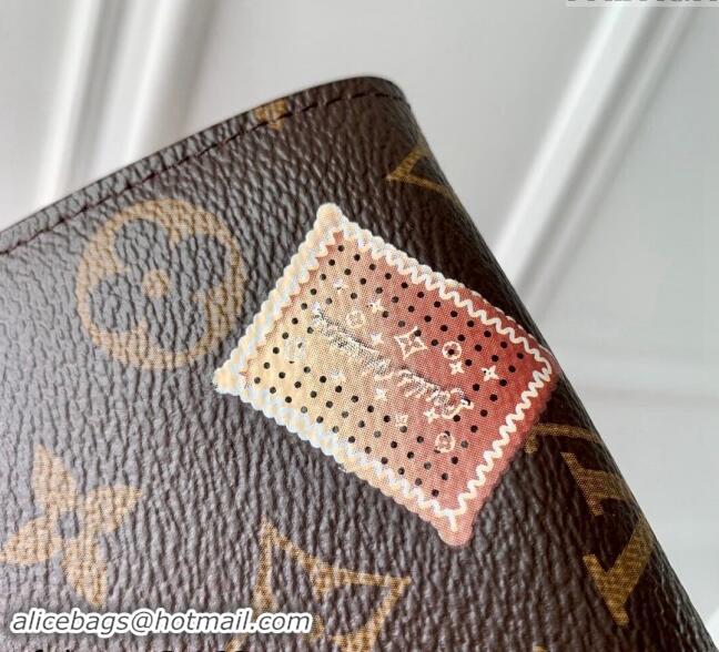 Inexpensive Louis Vuitton Sarah Wallet in Vivienne Print Monogram Canvas M12207 2024 Candy Factory Collection