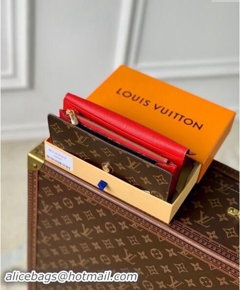 Inexpensive Louis Vuitton Sarah Wallet in Vivienne Print Monogram Canvas M12207 2024 Candy Factory Collection