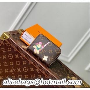 Pretty Style Louis Vuitton Zippy Coin Purse Wallet in Vivienne Print Monogram Canvas M12210 2024 Candy Factory Collectio