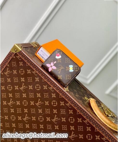 Pretty Style Louis Vuitton Zippy Coin Purse Wallet in Vivienne Print Monogram Canvas M12210 2024 Candy Factory Collectio