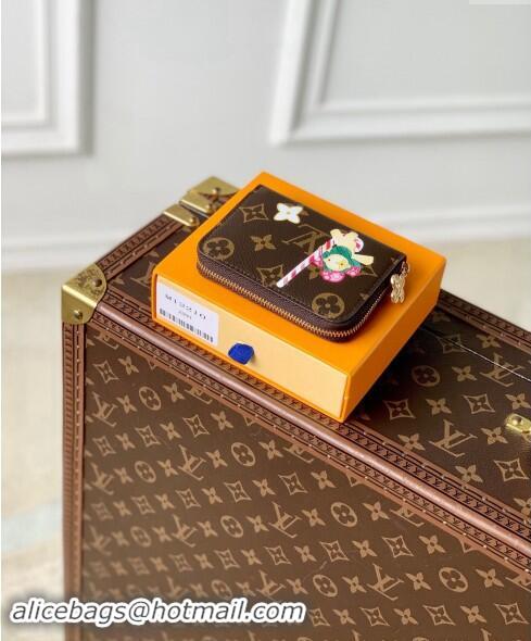 Pretty Style Louis Vuitton Zippy Coin Purse Wallet in Vivienne Print Monogram Canvas M12210 2024 Candy Factory Collectio