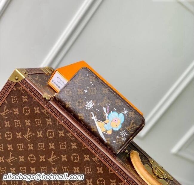 Top Grade Louis Vuitton Zippy Wallet in Vivienne Print Monogram Canvas M12223 2024 Candy Factory Collection