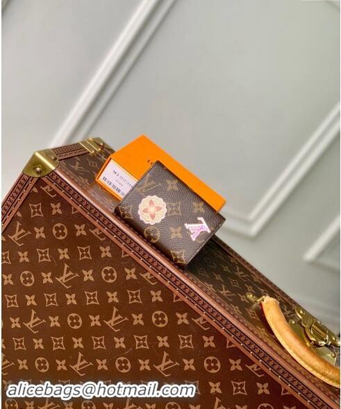 Top Grade Louis Vuitton Rosalie Coin Purse Wallet in Vivienne Print Monogram Canvas M12220 2024 Candy Factory Collection