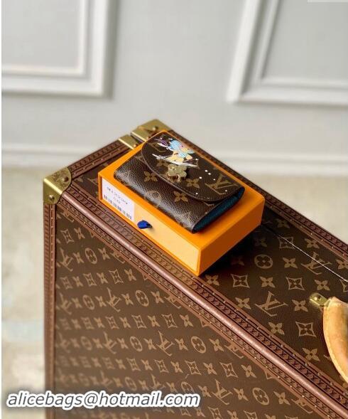 Best Quality Louis Vuitton Rosalie Coin Purse Wallet in Vivienne Print Monogram Canvas M12239 2024 Candy Factory Collect