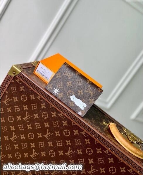 Good Looking Louis Vuitton Passport Cover in Vivienne Print Monogram Canvas M12237 2024 Candy Factory Collection