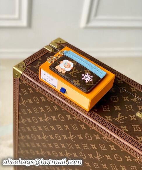 Promotional Louis Vuitton LV Charms Card Holder Wallet in Vivienne Print Monogram Canvas M12227 2024 Candy Factory Colle