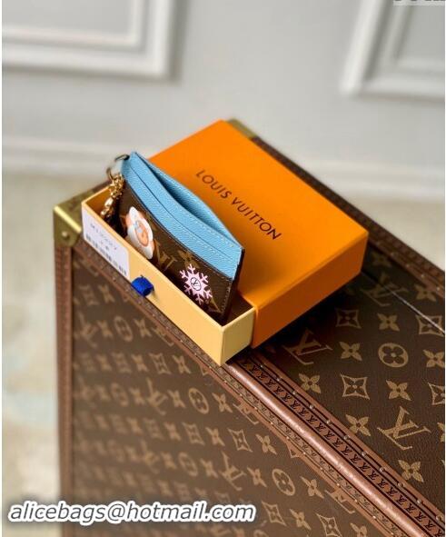 Promotional Louis Vuitton LV Charms Card Holder Wallet in Vivienne Print Monogram Canvas M12227 2024 Candy Factory Colle