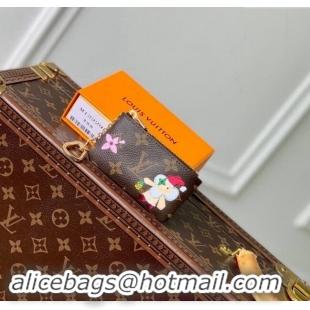 Good Quality Louis Vuitton Key Pouch in Vivienne Print Monogram Canvas M12217 2024 Candy Factory Collection