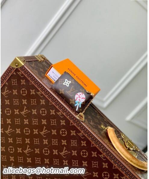 Good Quality Louis Vuitton Key Pouch in Vivienne Print Monogram Canvas M12217 2024 Candy Factory Collection