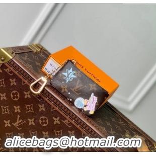 Big Discount Louis Vuitton Key Pouch in Vivienne Print Monogram Canvas M12229 2024 Candy Factory Collection