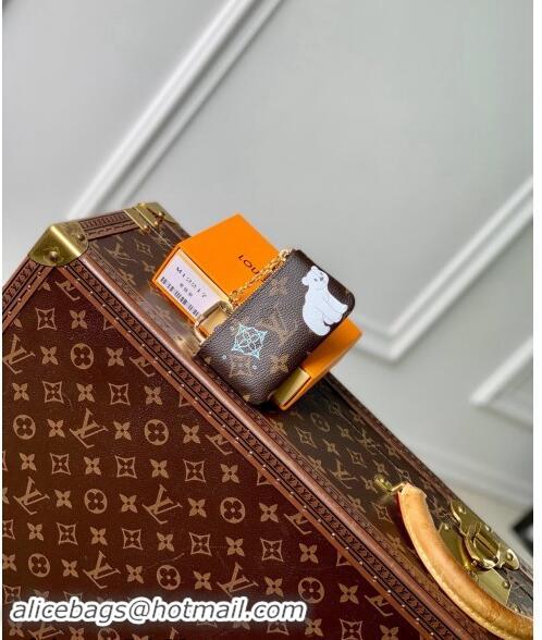 Big Discount Louis Vuitton Key Pouch in Vivienne Print Monogram Canvas M12229 2024 Candy Factory Collection