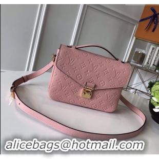 Best Product Louis Vuitton Pochette Métis Monogram Embossed Leather Bag M41485 Pink 2024