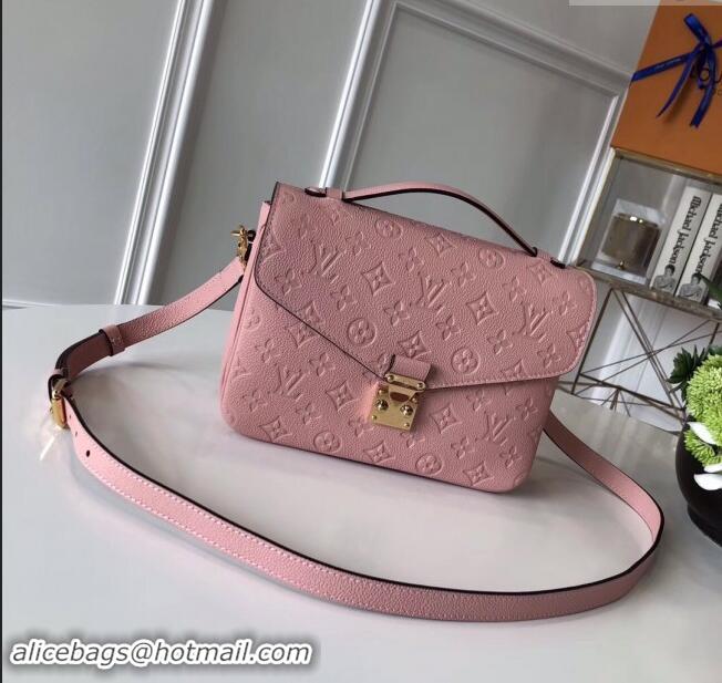 Best Product Louis Vuitton Pochette Métis Monogram Embossed Leather Bag M41485 Pink 2024