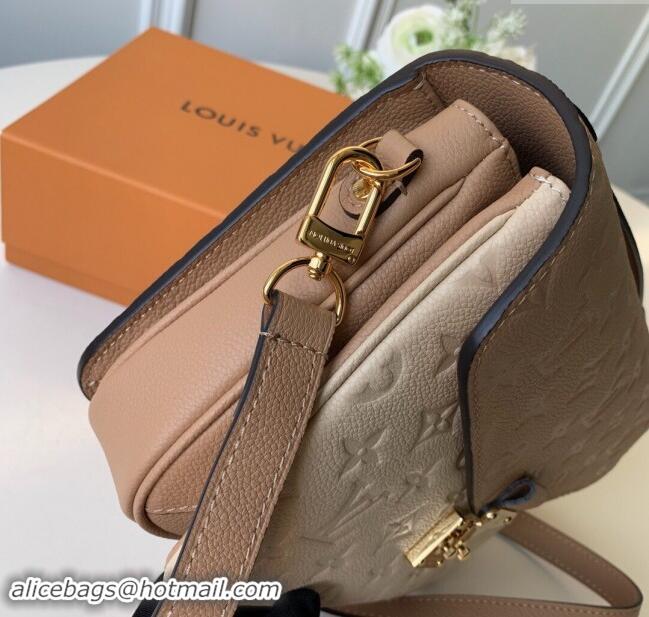 Best Quality Louis Vuitton Pochette Métis Monogram Embossed Leather Bag M41485 Beige/Khaki 2024